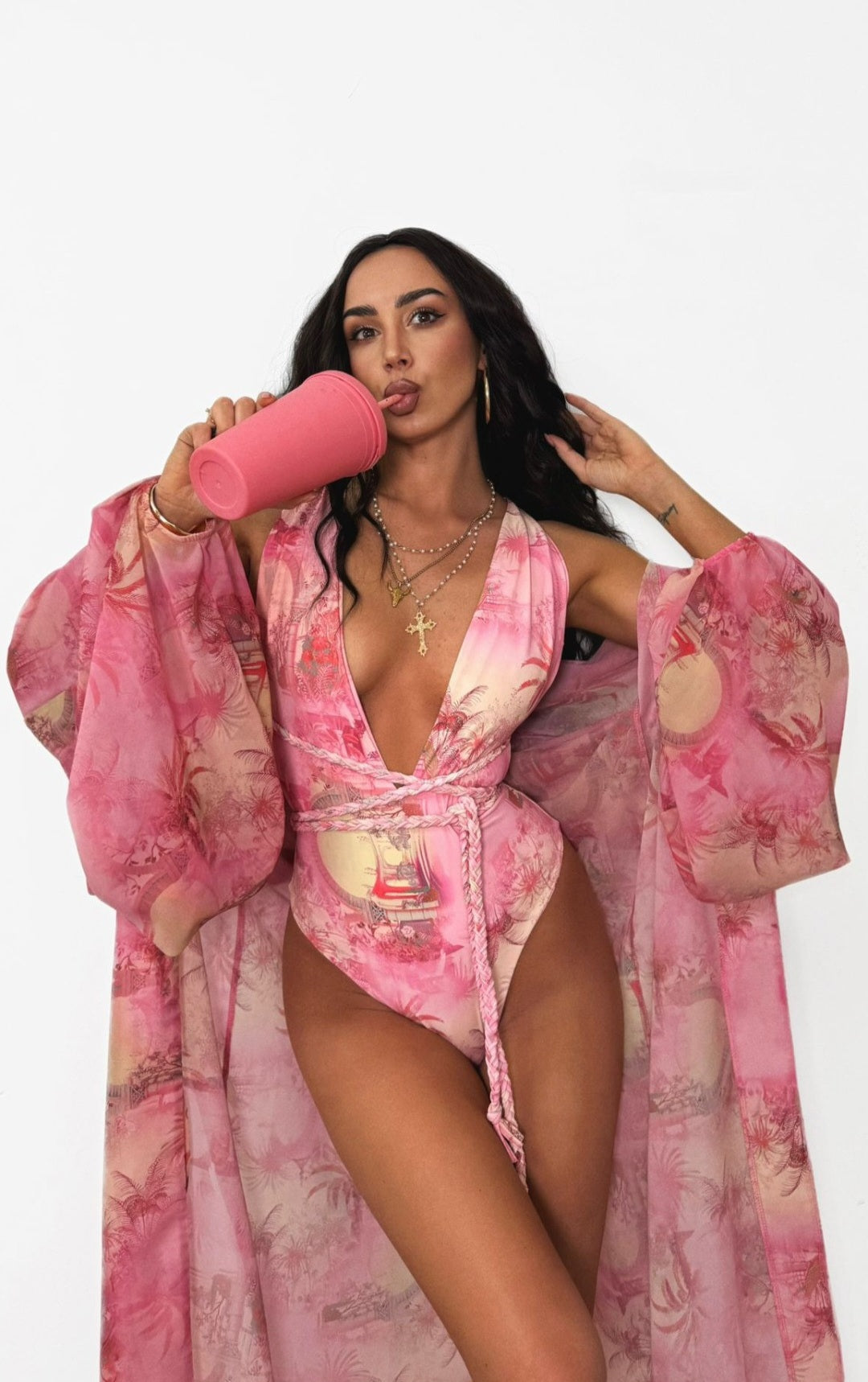 Monokini Pareo,Strandkimono